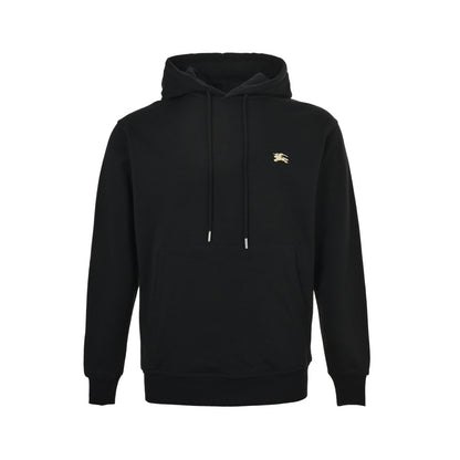Burberry 25Fw back cross-stitch horse embroidery hooded sweatshirt