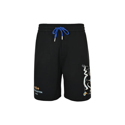 Louis Vuitton 26ss crown print shorts
