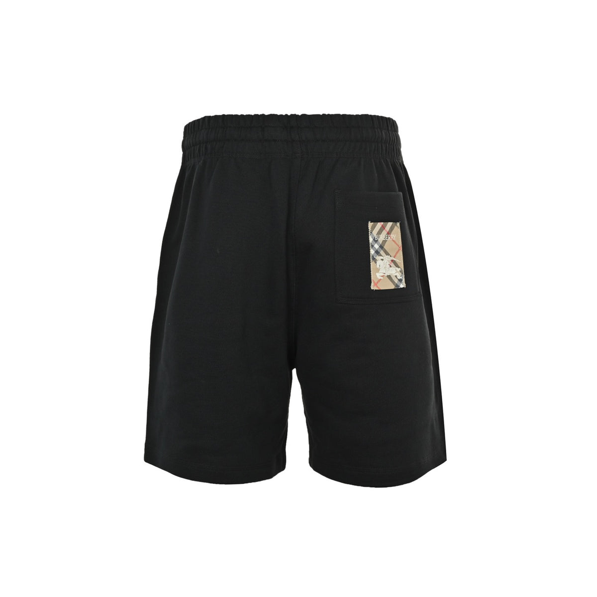 Burberry 25ss back pocket plaid war horse patch shorts