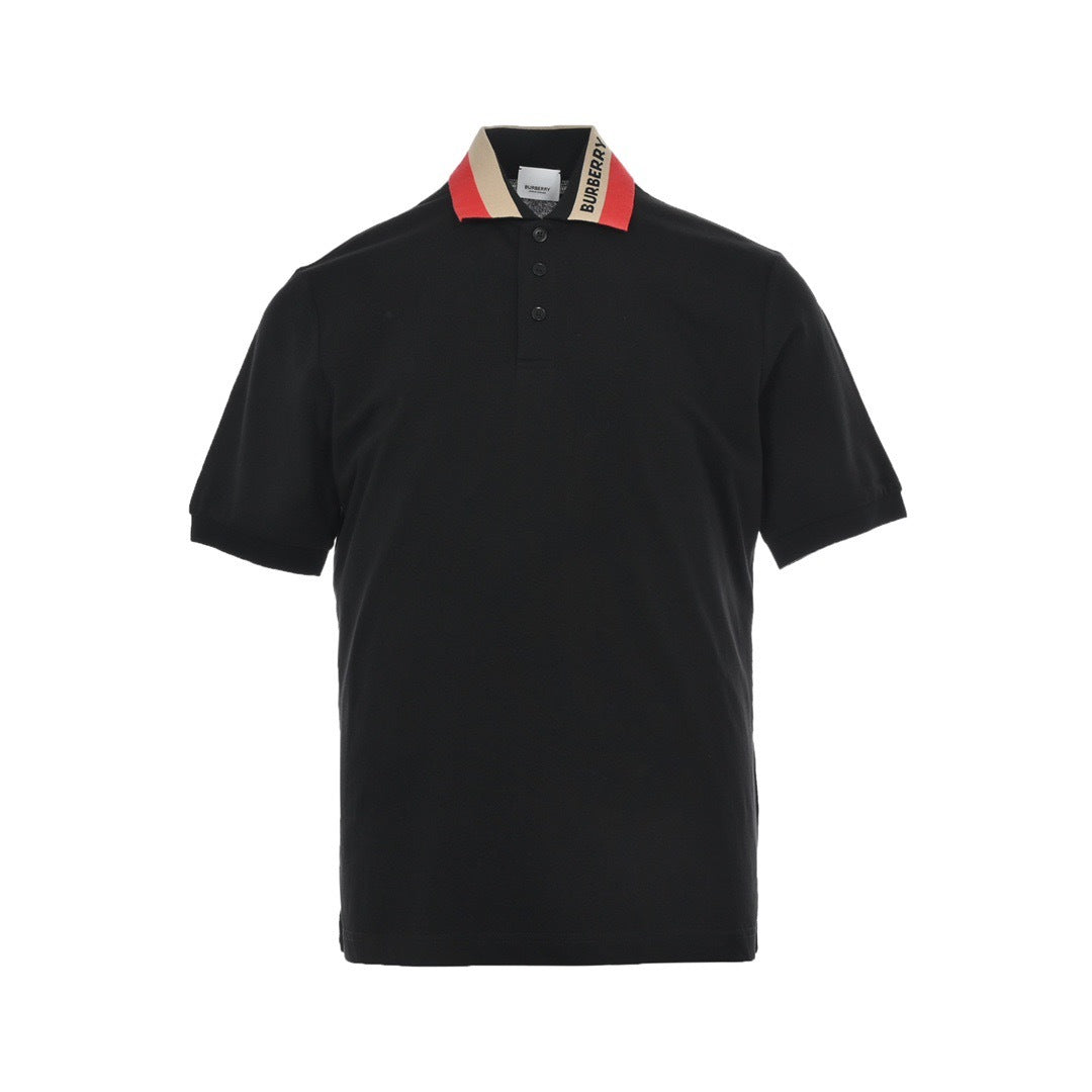 Burberry 21ss Jacquard letter Polo short sleeves on the neckline