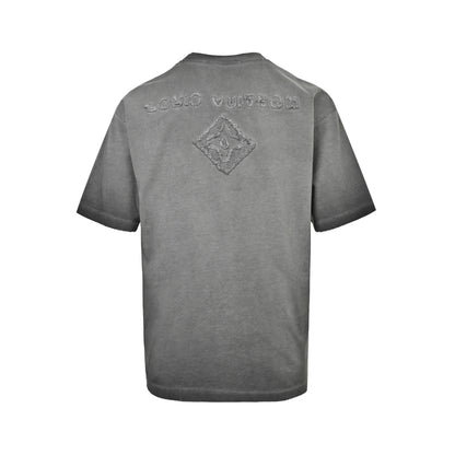 Louis Vuitton 26ss letter logo patch embroidered short sleeves