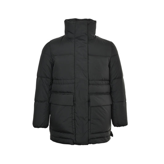 Moncler/Mask 25Fw Large Double Pocket Waist Women's Down Jacket