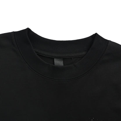 Chrome Hearts/Chrome Heart Tape Printed Hot Diamond Logo Short Sleeves