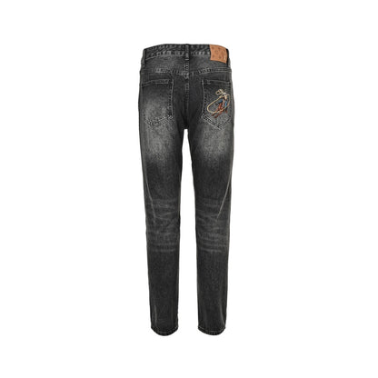 LouisVuitton/Louis Vuitton back pocket western denim trousers