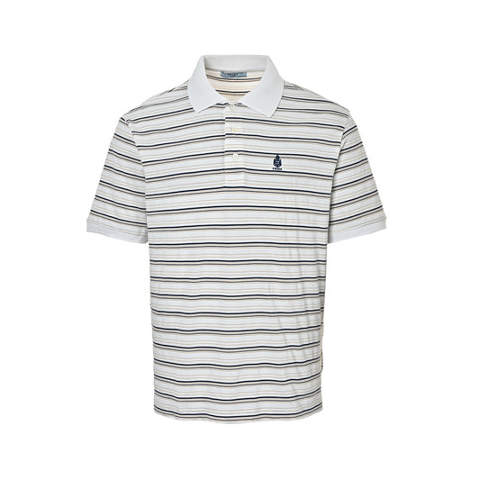 Prada black and white striped Polo short sleeves