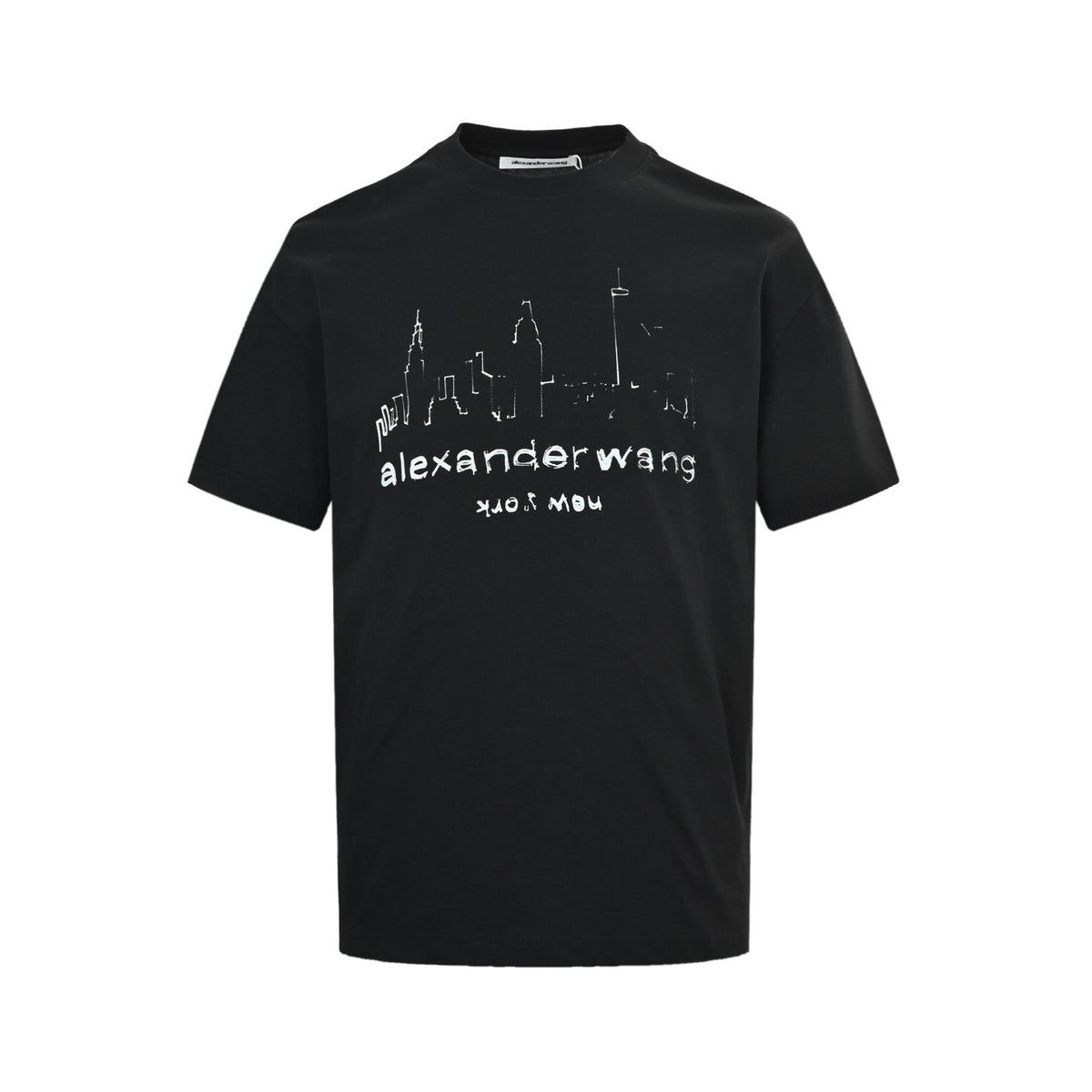 Alexander Wang sketch city letter print short sleeves