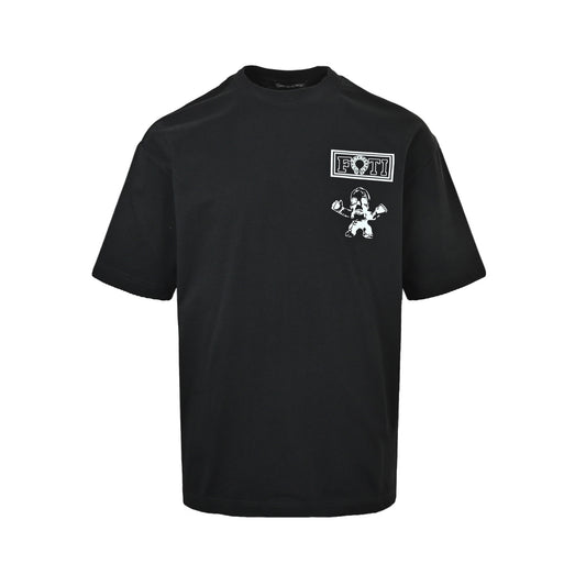 Chrome Hearts/Chrome Heart Jiugongge Skull Print Short Sleeve