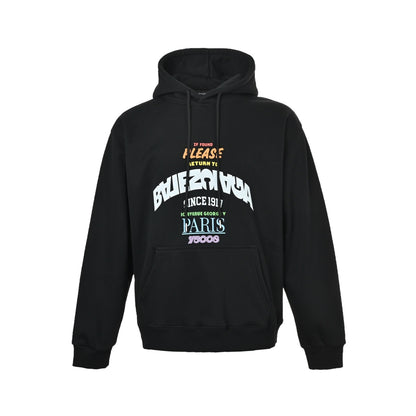 Balenciaga/Balanciaga 25Fw reverse letter hooded sweatshirt