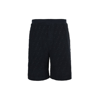Fendi 25ss FF concave and convex jacquard towel shorts