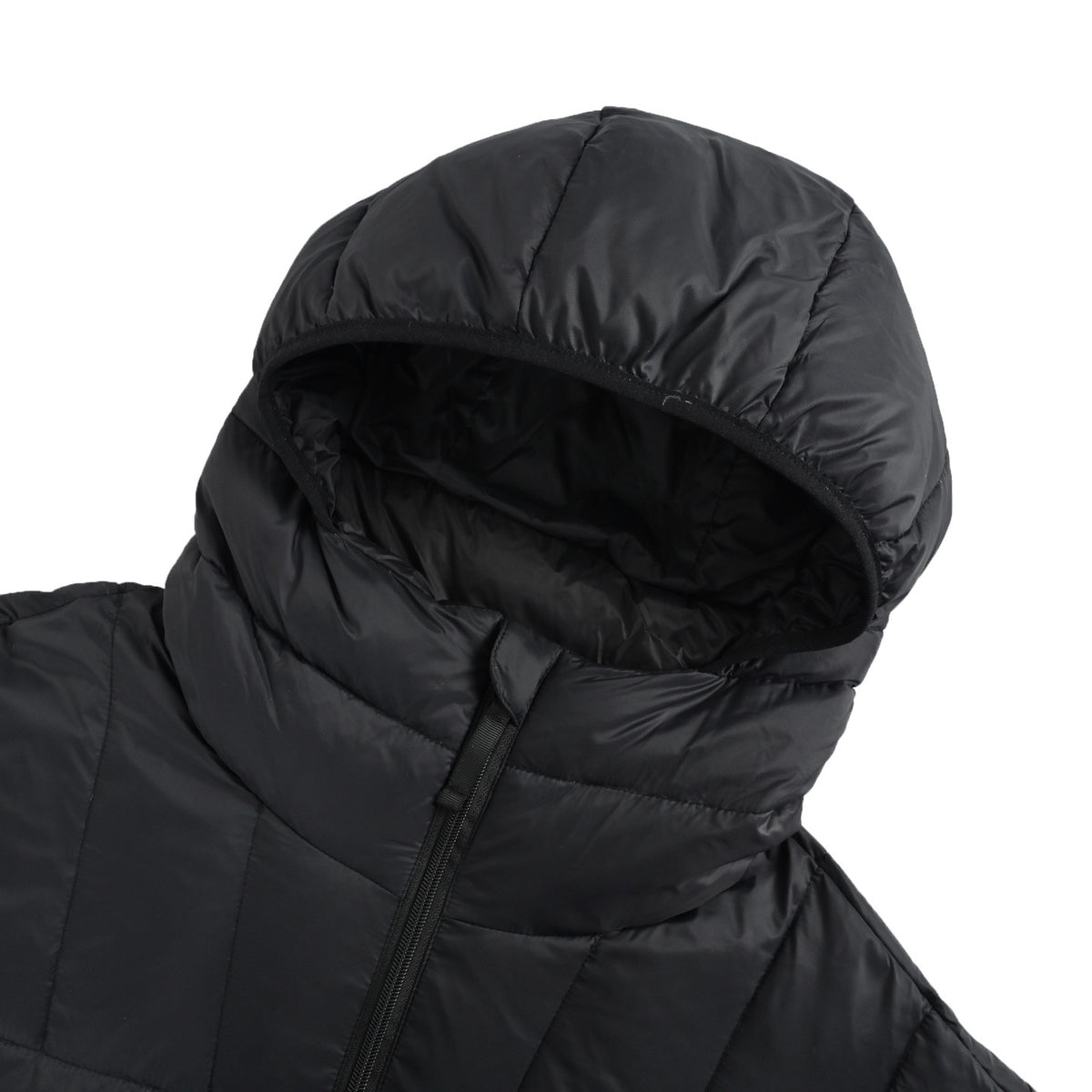 Supreme woven logo tag half-zip rib down jacket