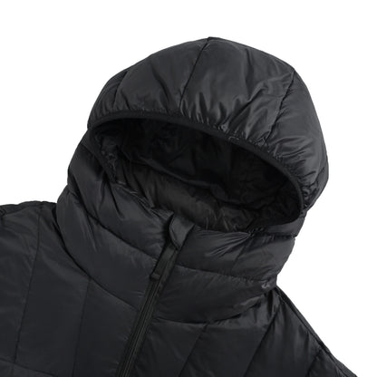 Supreme woven logo tag half-zip rib down jacket