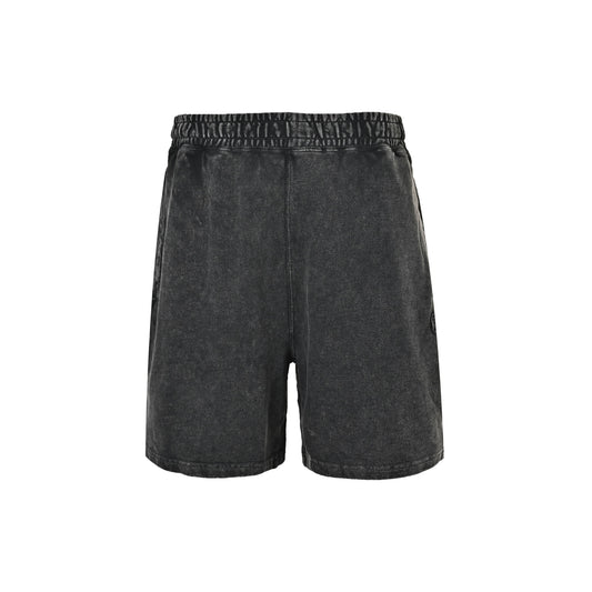 Bape 26ss ape head small logo embroidered washed shorts