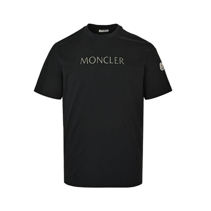 Moncler/Maskled Short Sleeves with Traced Words and Small Labels