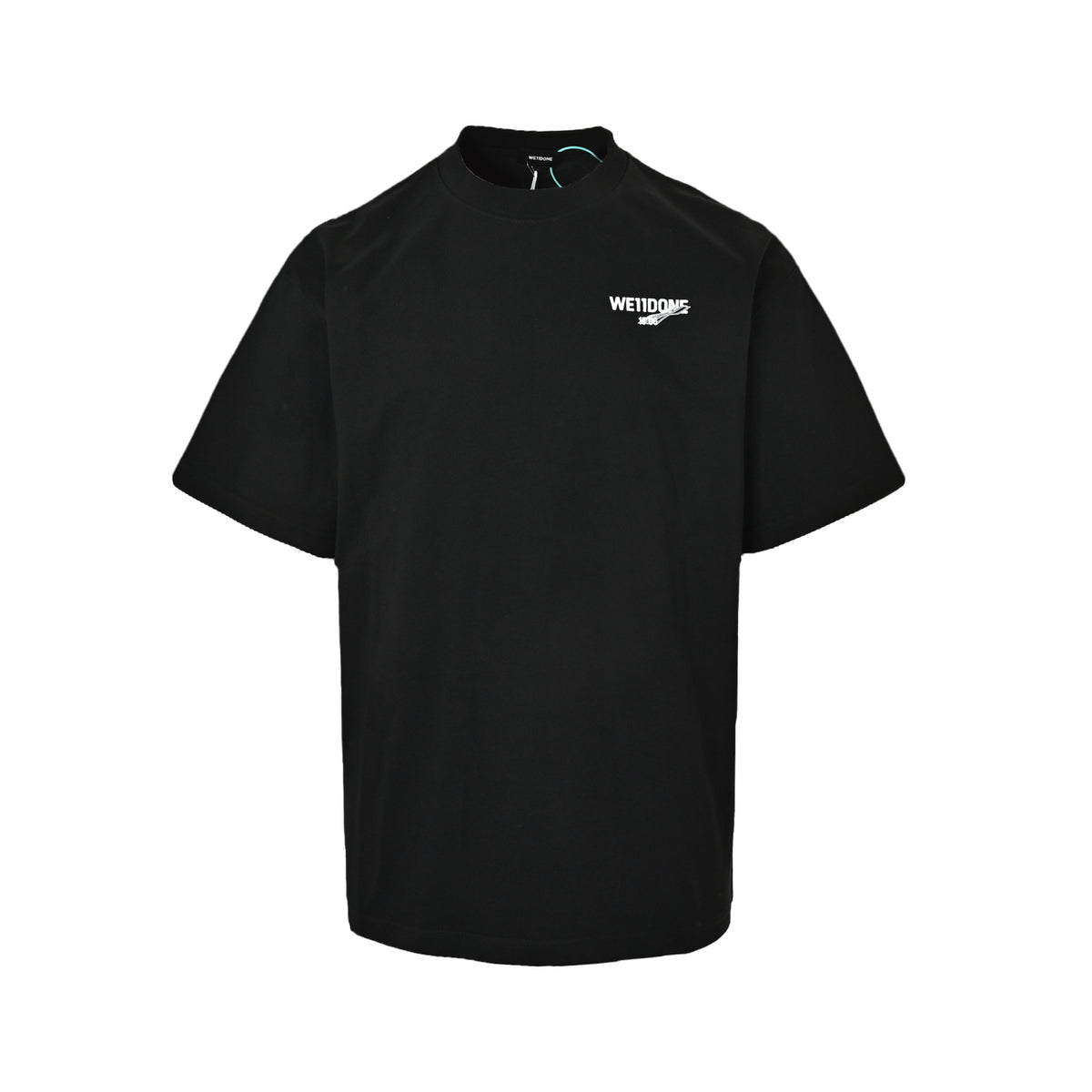 We11 Done Wave simple letter logo printed short sleeves