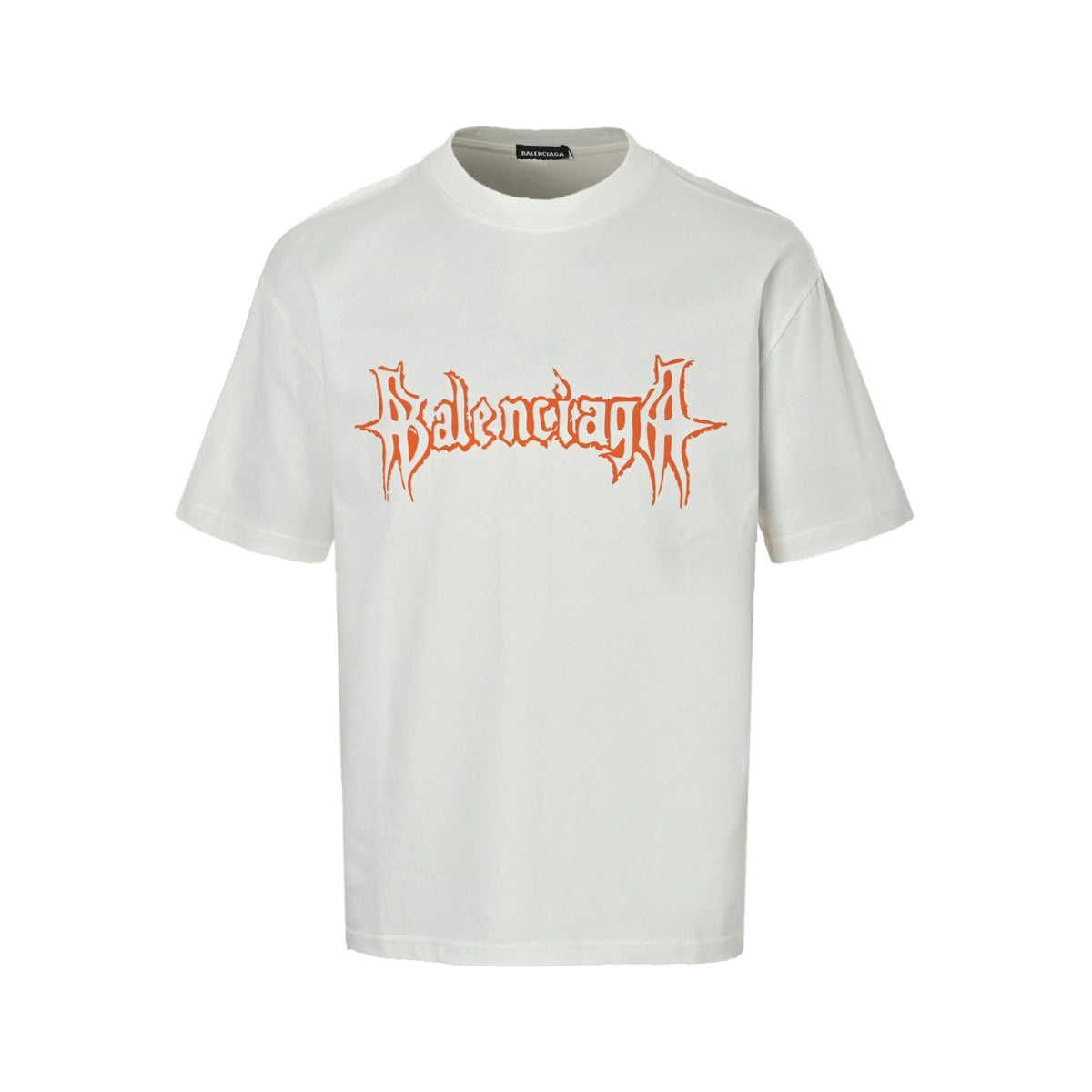 Balenciaga Gothic letter logo printed short sleeves