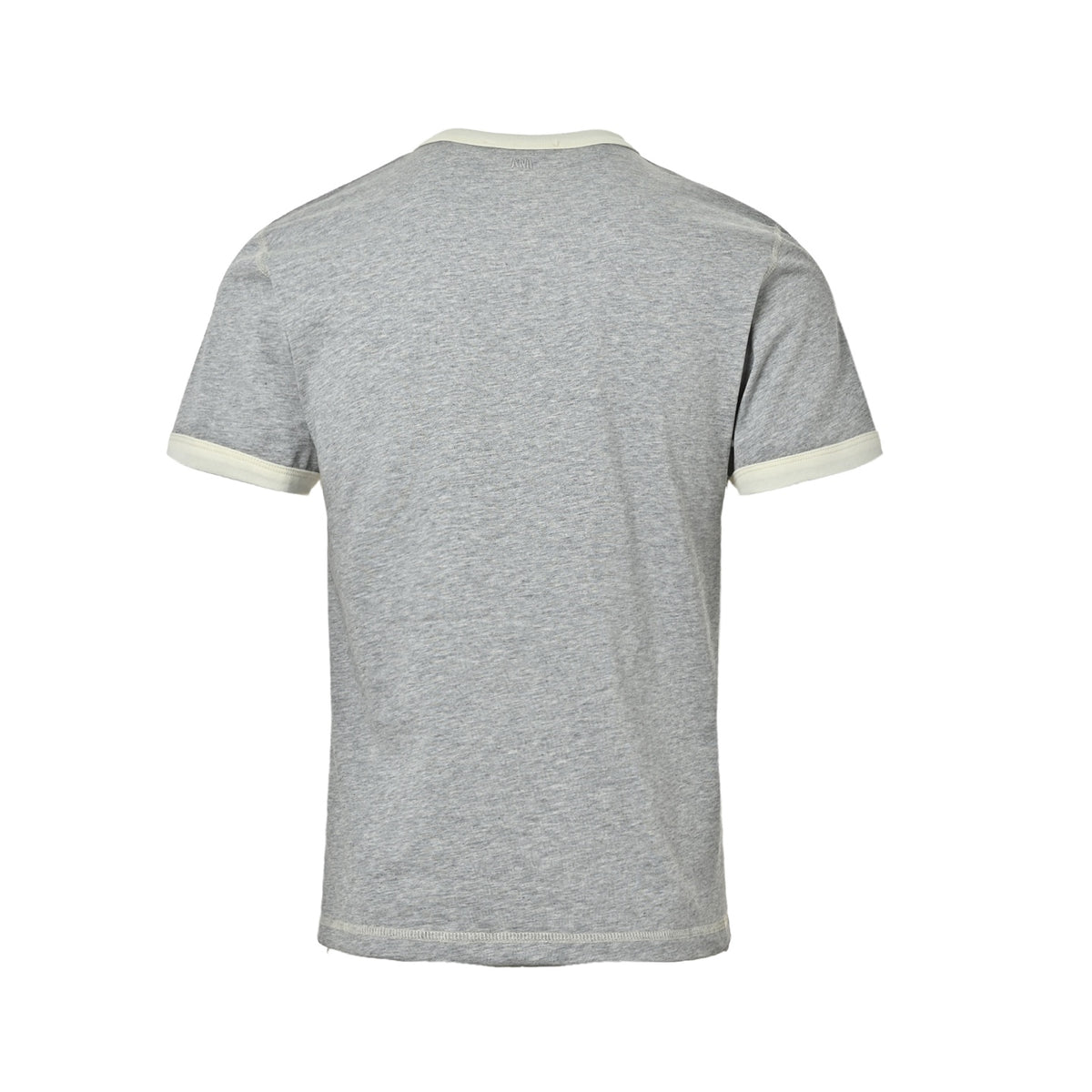 Ami Paris contrasting thread embroidered letter short sleeves