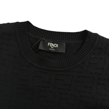 Fendi 25Fw full FF jacquard crew neck sweater