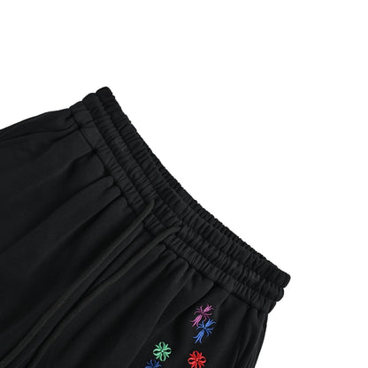 Chrome Hearts/Chrome Heart Embroidered Floral Pocket Shorts