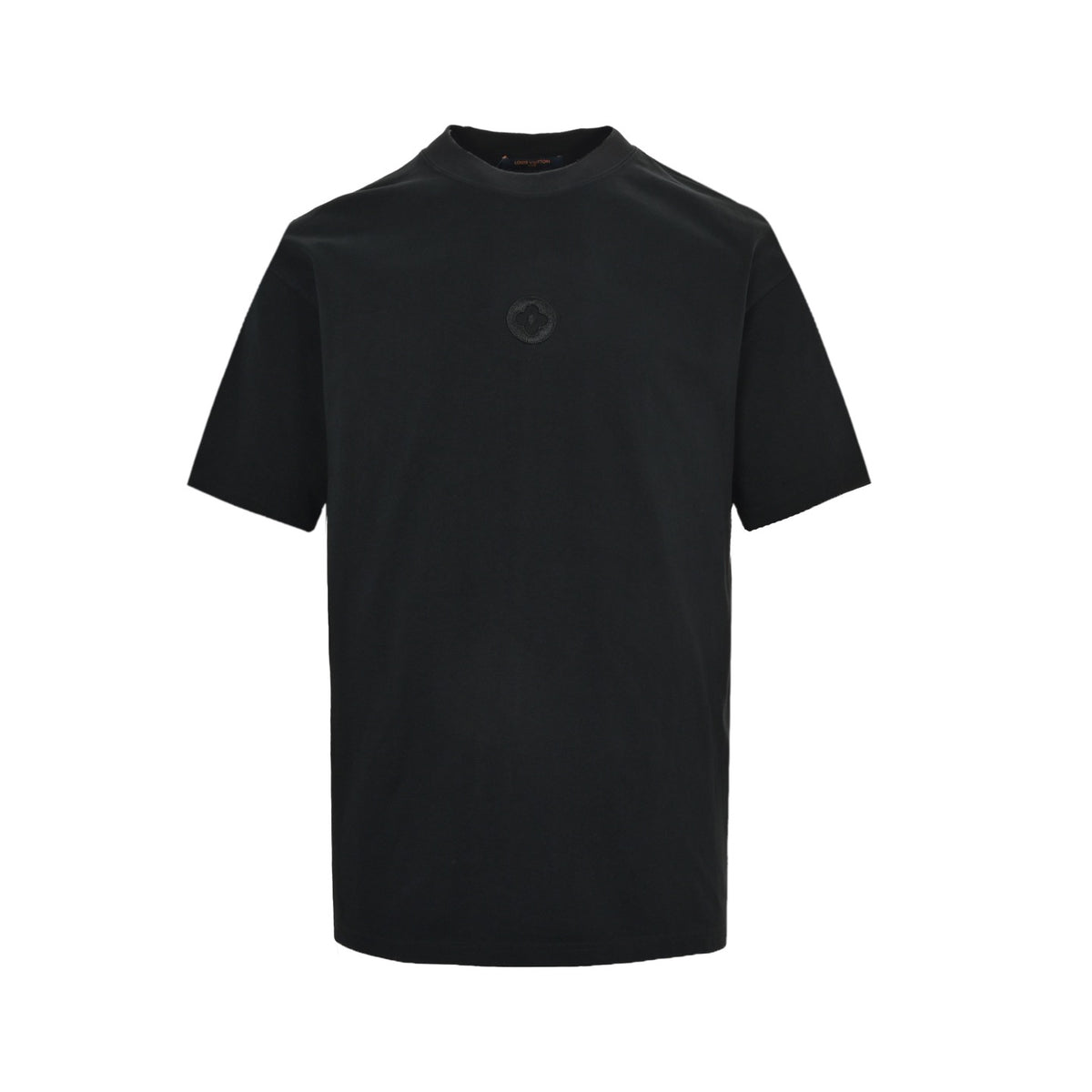 Louis Vuitton 26ss dark pattern embroidered presbyopia logo short sleeves