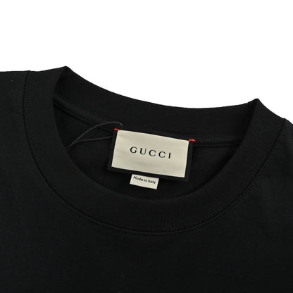 Gucci 24ss double G interlocking logo printed short sleeves
