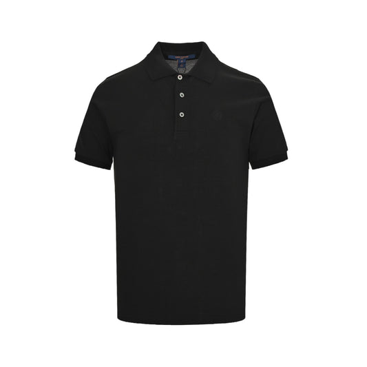 Louis Vuitton classic embroidered letter small label Polo short sleeves