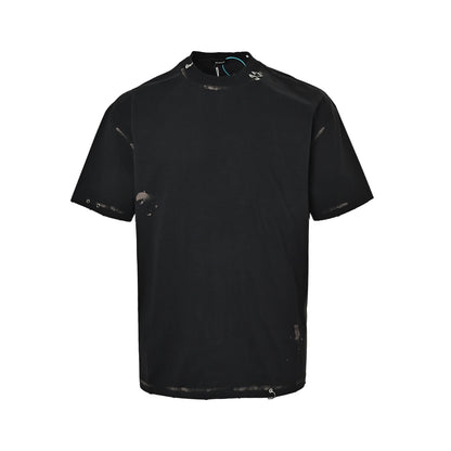 We11 Done Punk Rock Metal Perforated Short Sleeve