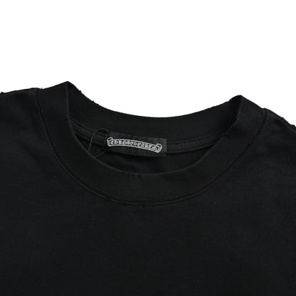 Chrome Hearts/Chrome Heart Heavy Industry Mottled Horseshoe Cross Patch Embroidered Short Sleeves