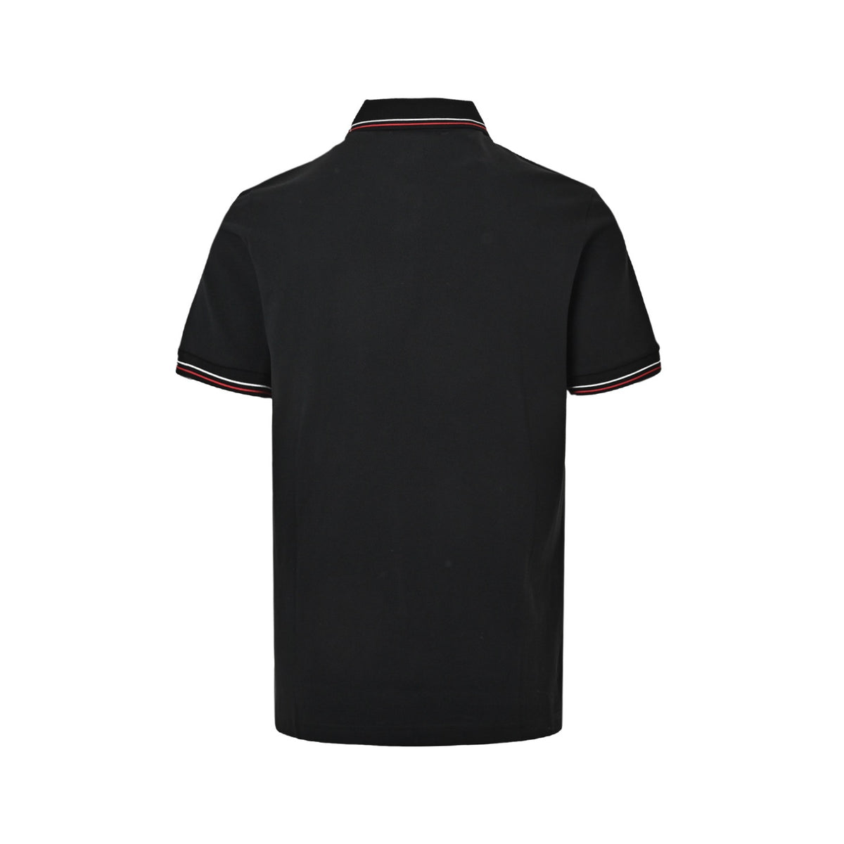 Prada embroidered logo collar striped Polo short sleeves