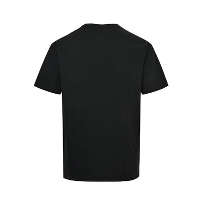 Loewe/Loewei double-layer pocket embroidered short sleeves