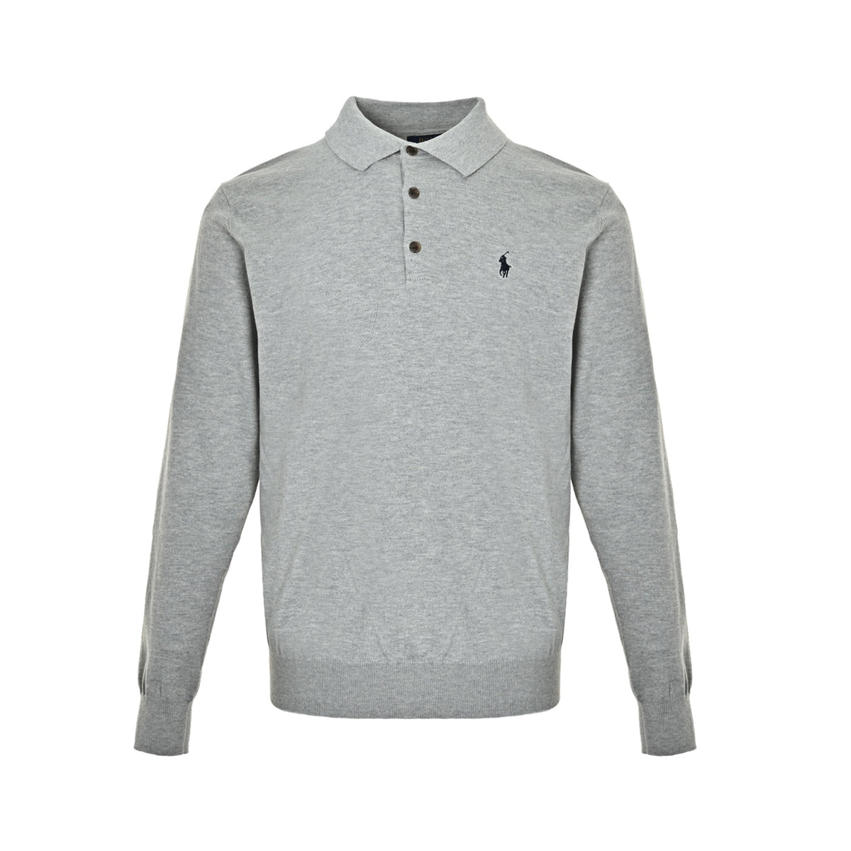 RalphLauren/Ralph Lauren pony embroidered knitted Polo long sleeves