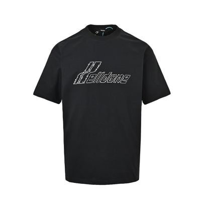 We11 Done 25ss hot diamond lettering logo short sleeves