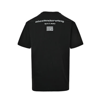 AlexanderWang/Alexander Wang foam back letter short sleeves