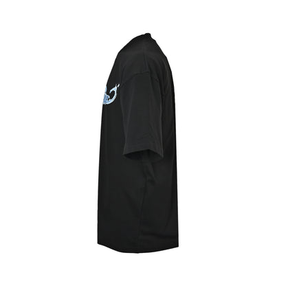 We11 Done Inkjet Simple Logo Distressed Printed Short Sleeves