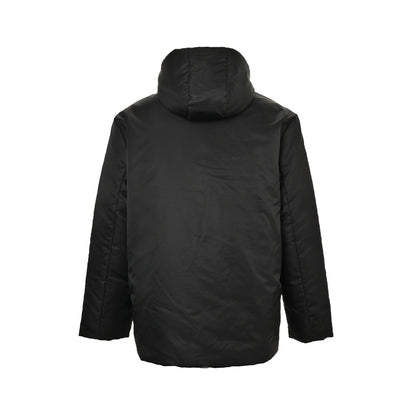 Prada triangle logo nylon bread double-sided hooded down jacket