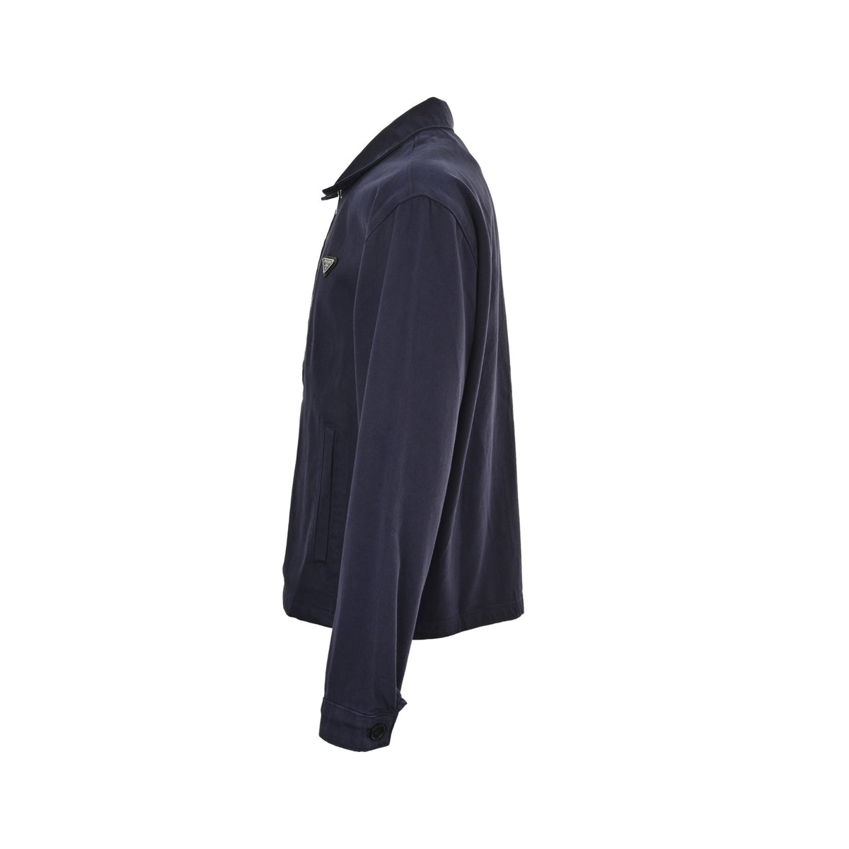 Prada 25Fw triangle logo denim jacket