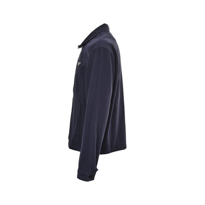 Prada 25Fw triangle logo denim jacket