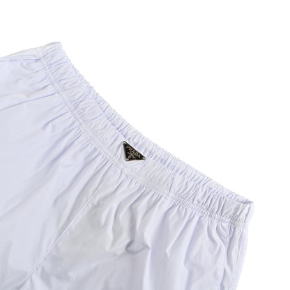 Prada 25ss waist triangle beach shorts