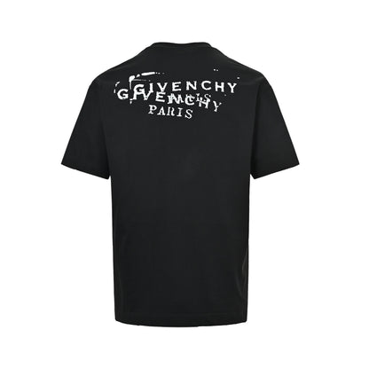 GIVENCHY mottled letter print short sleeves