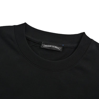 Chrome Hearts/Chrome Heart 26ss hardware leather label cross embroidered short sleeves