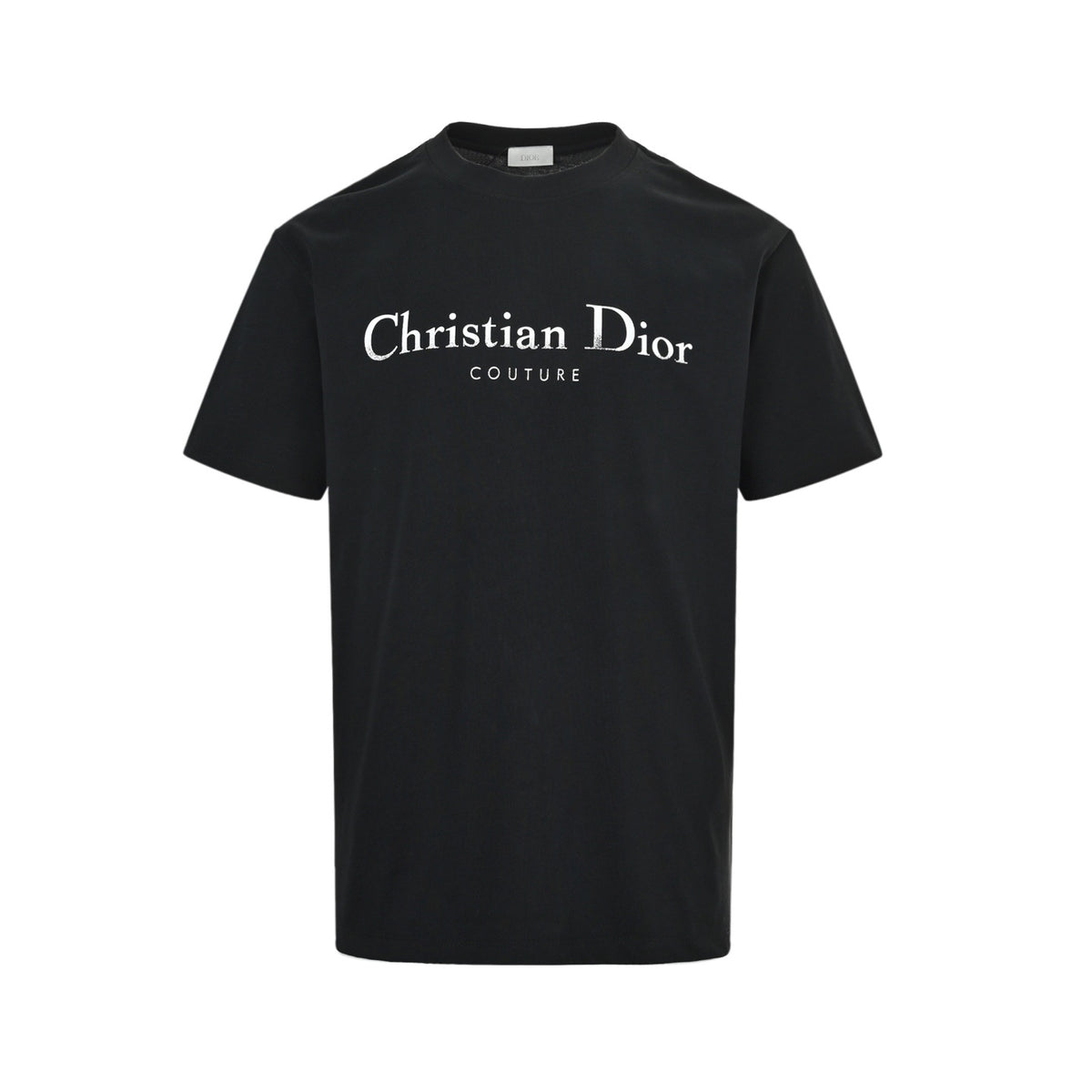 Dior mottled letter print short sleeves on the chest