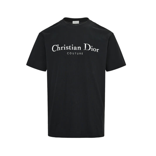 Dior mottled letter print short sleeves on the chest