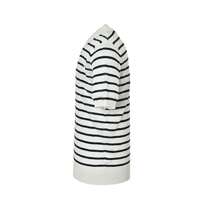 Ralph Lauren pony logo striped knitted Polo short sleeves