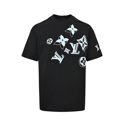 Louis Vuitton ghosting multi-label printed short sleeves