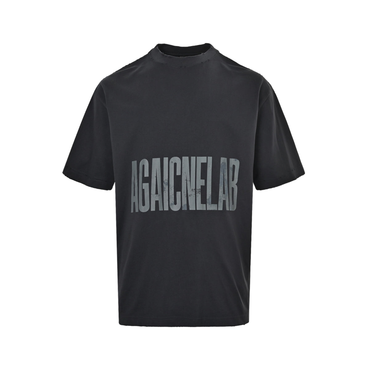 Balenciaga/Balanciaga horizontal letter printed short sleeves