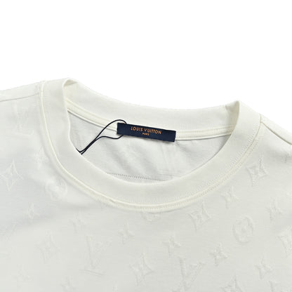 Louis Vuitton 26ss all-over presbyopia jacquard short sleeves