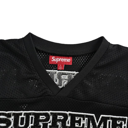 Supreme 94 Sequined Mesh Baseball Jersey Short Sleeve