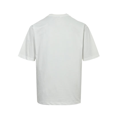 Loewe/Loewei Irregular Logo Contrast Color Foam Printed Short Sleeves