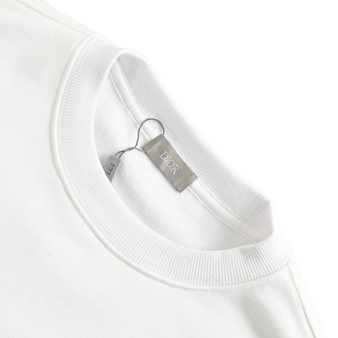 Dior classic CD embroidered crew neck sweatshirt