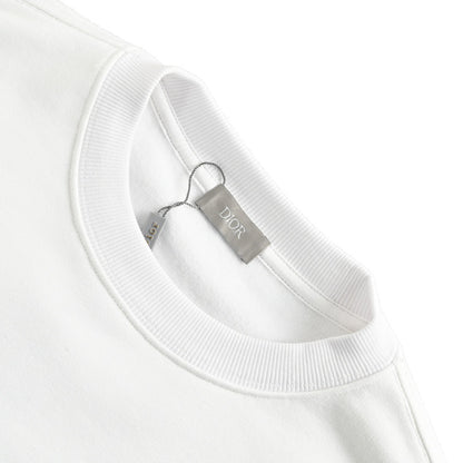 Dior classic CD embroidered crew neck sweatshirt