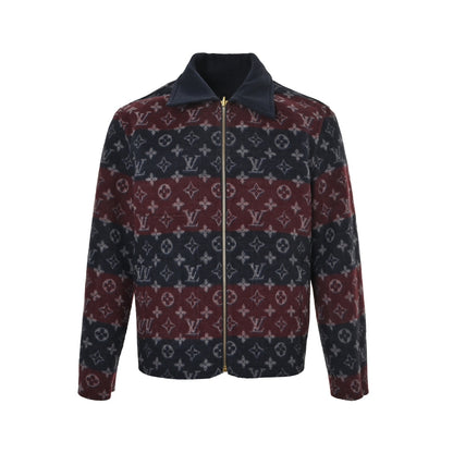 Louis Vuitton 25Fw presbyopic logo double-sided wool jacket
